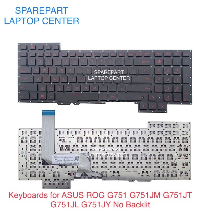Keyboard Asus G751 G751J G751JL G751JM G751JT G751JY GFX71JT GFX71JY
