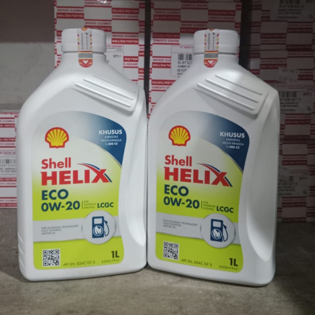 KMD| Oli Shell Helix ECO 0W-20 Oli Mesin Mobil LCGC