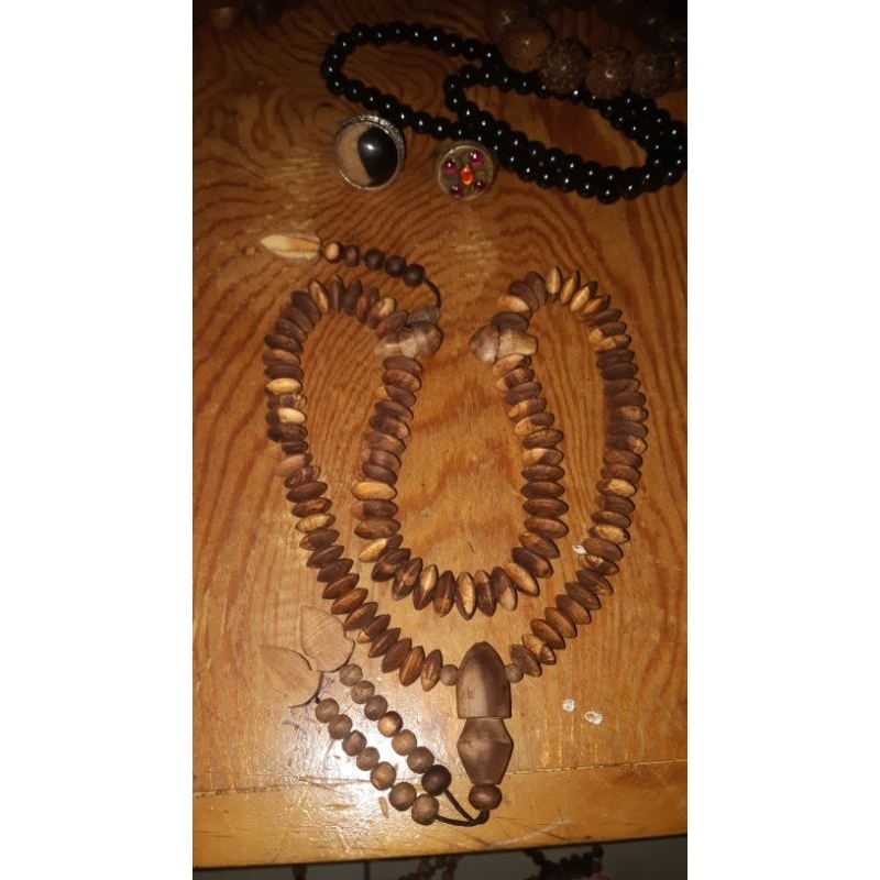 tasbih kayu galih kaboa sancang pipih