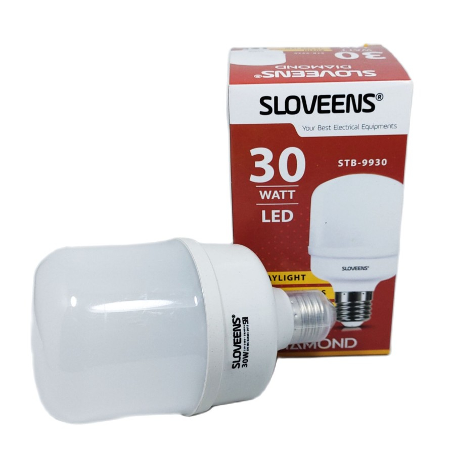 Lampu LED Sloveens Diamond Lampu Bohlam Cahaya Putih 30W &amp; 40W