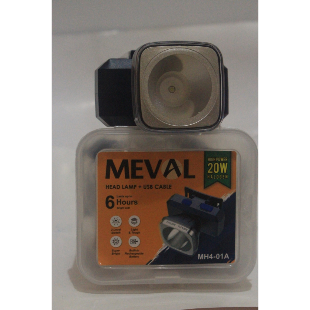 Senter kepala meval putih