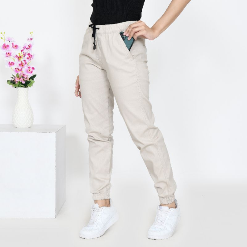 Promo Outfit celana panjang Jogger Chinos pria dan wanita Jumbo