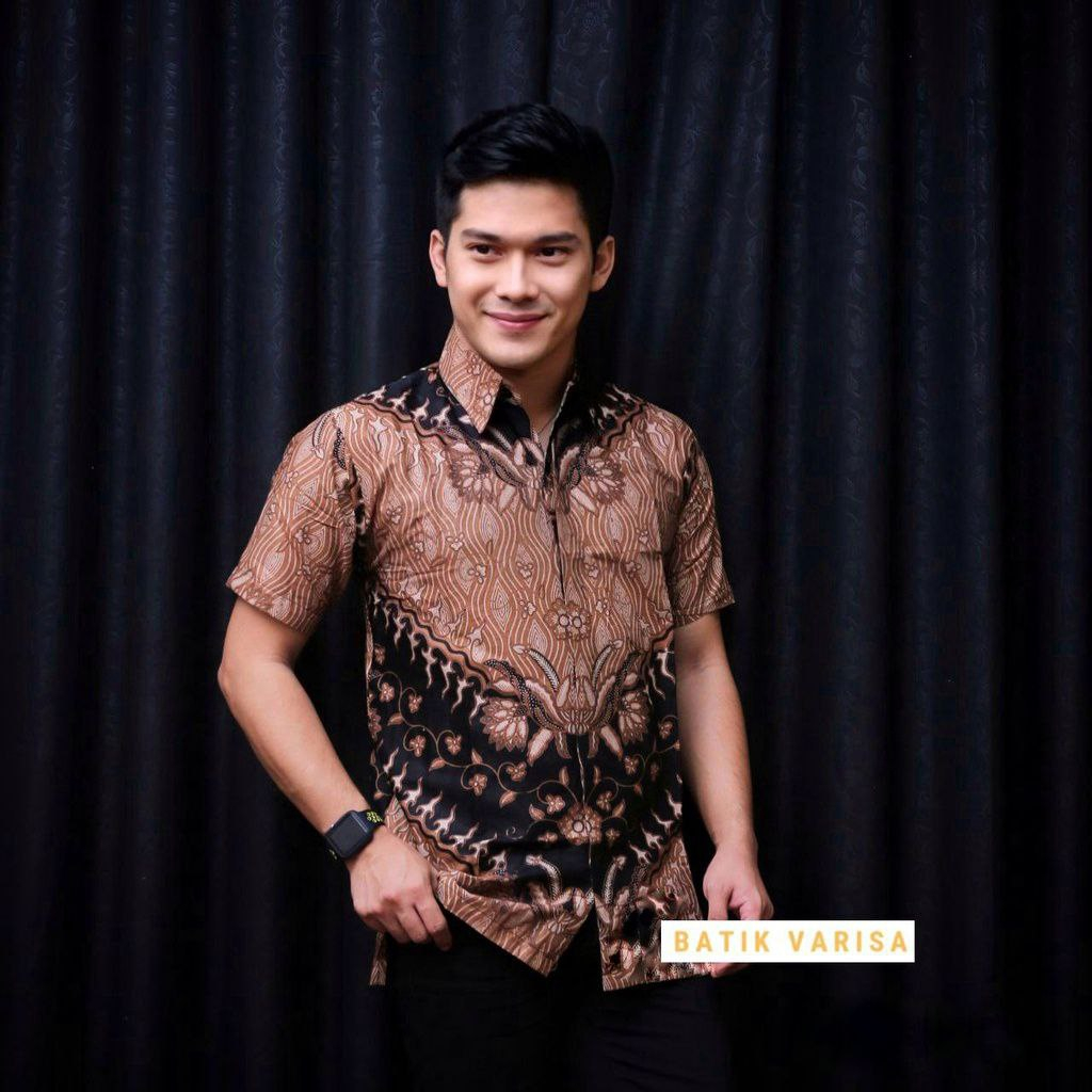 Baju Batik Pria Gus Azmi Syubbanul Muslimin Hadroh Azzahir Santri Muslim Batik Katun Halus Lengan Pendek M L XL XXL