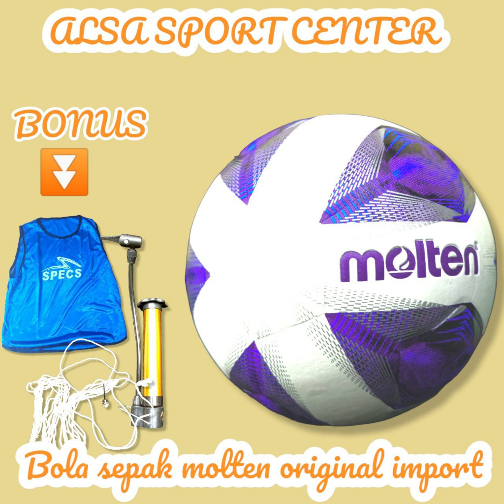 Bola Sepak Kaki Molten Vontoggio 1500 Press Size 5