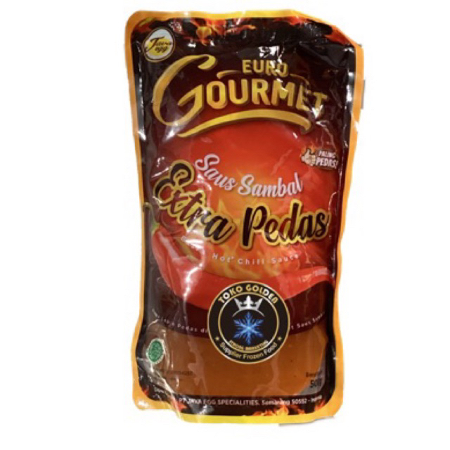 

Euro gourmet saus extra pedas 500gr