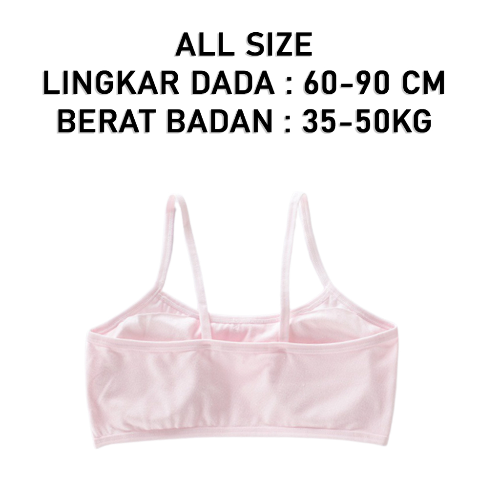 3SP | UWR122 Miniset Busa Anak Bra Pakaian Dalam Remaja Perempuan Katun Premium