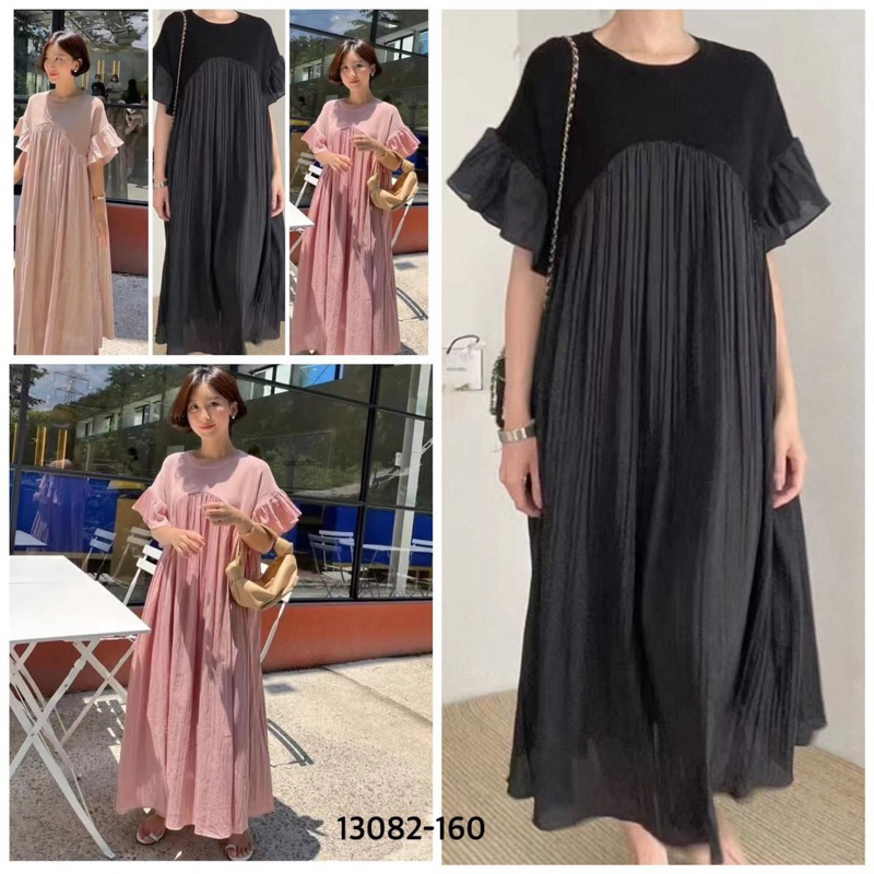 KOREAN STYLE PLEAT DRESS - DRESS PLISKET