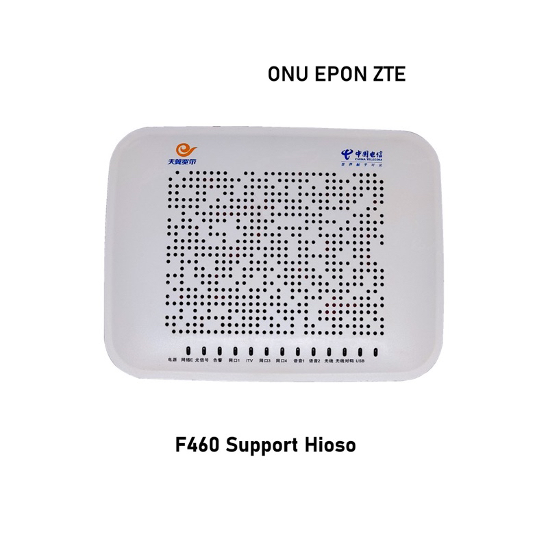 Modem Wifi Router ZTE  EPON ONU ONT F460 V3 support HIOSO