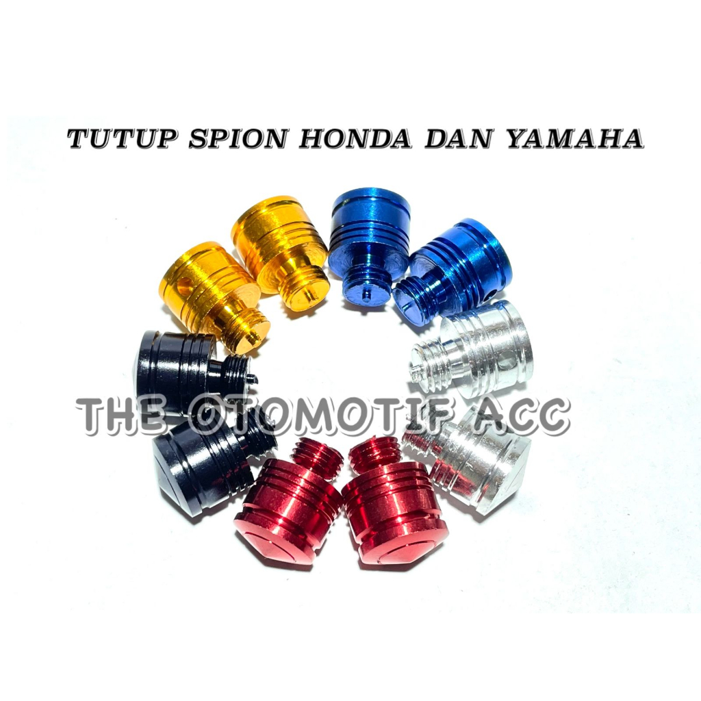 TUTUP BAUT SPION H0NDA YAMAHA NMAX PCX SCOOPY VARIO BEAT / MONEL BAUT SPION UNTUK SEMUA JENIS MOTOR