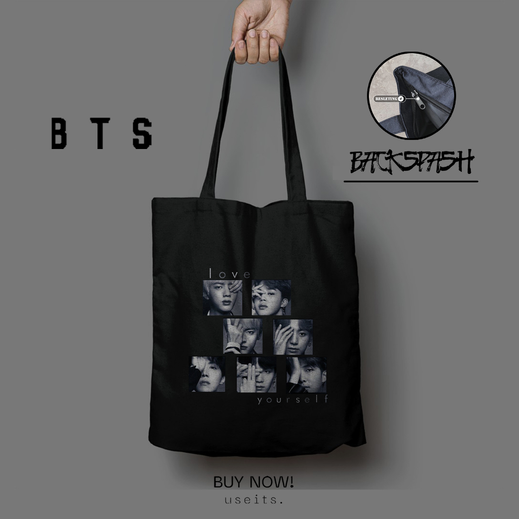 Totebag Tas BTS ARMY Custom Pria Wanita - BTS ARMY II THD