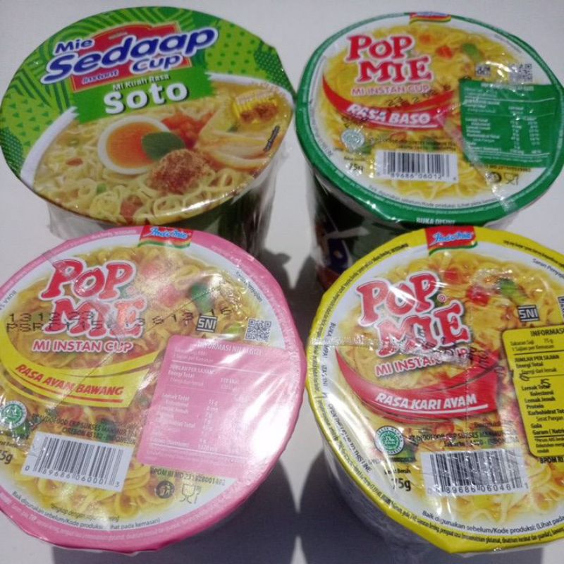

Pop Mie Instan Kuah | Pop Mi Besar 75 Gram
