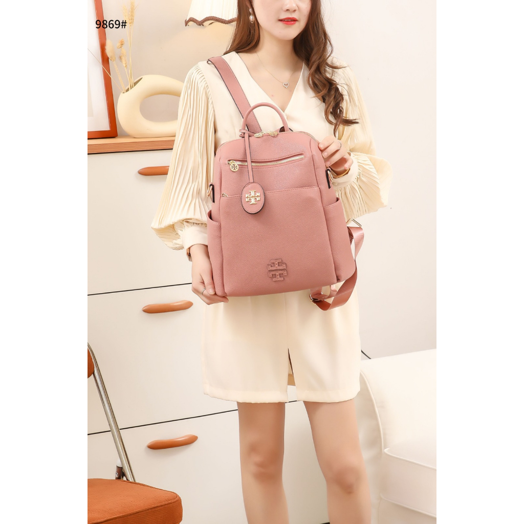 T 9869 Backpack Shoulder Bag 2in1 in Togo Leather