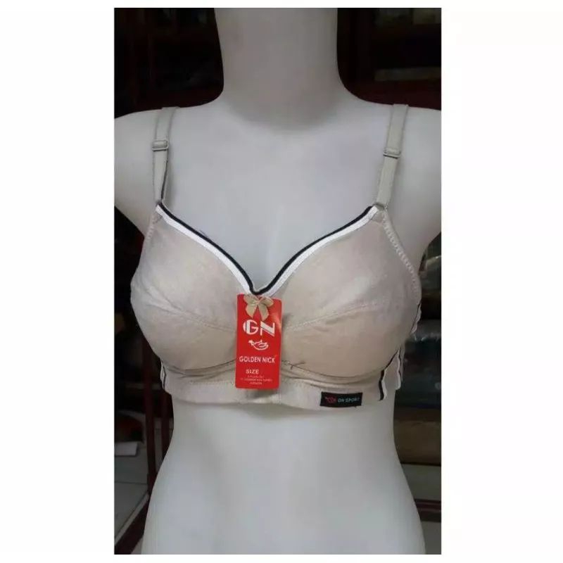 BRA BH  WANITA GOLDENICK BUSA TIPIS TANPA KAWAT/BH GOLDENIK UKURAN 32/34/36/38l40
