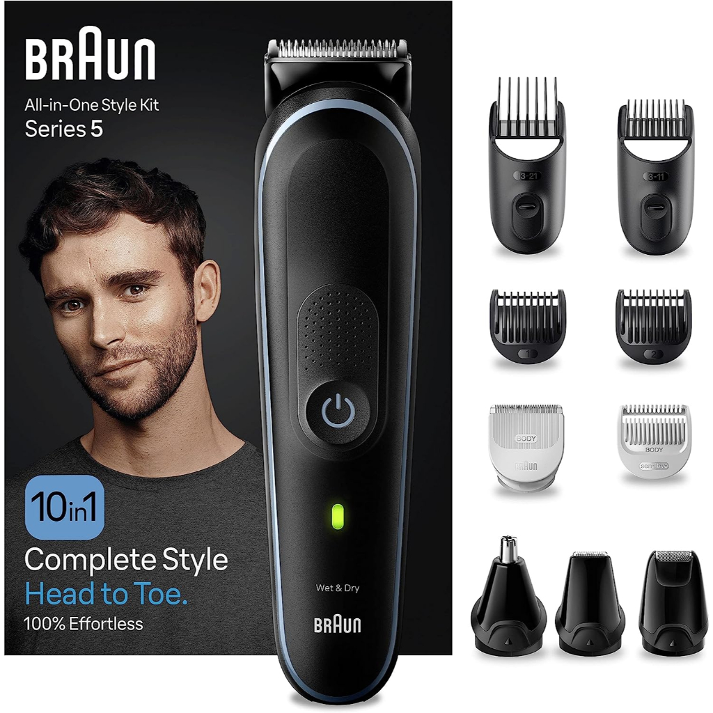 ORIGINAL Braun Series 5 MGK 5445 MGK5445 10-in-1 Electric Hair Trimmer Shaver ALAT CUKUR ELEKTRIK KU