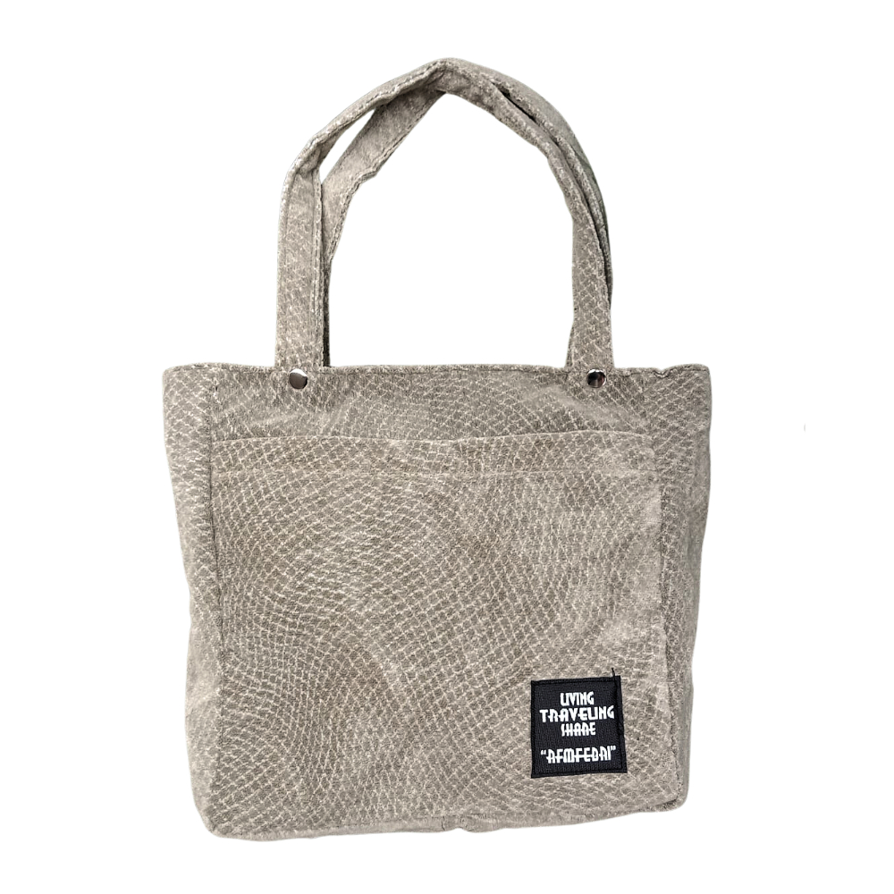 Tote bag wanita pria motif modern kulit ular