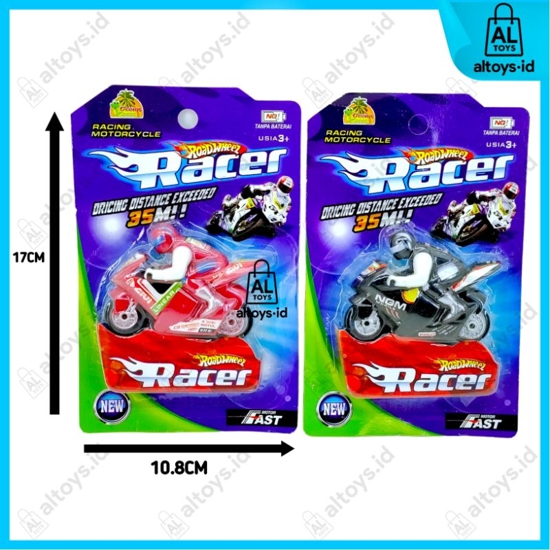 MAINAN MOTOR SPORT GP SPINGO ROADWHEEL RACER MAINAN MURAH SPEDAH MOTOR GP JALAN TANPA BATERAI MAINAN RACING MOTORCYCLE OTI9913