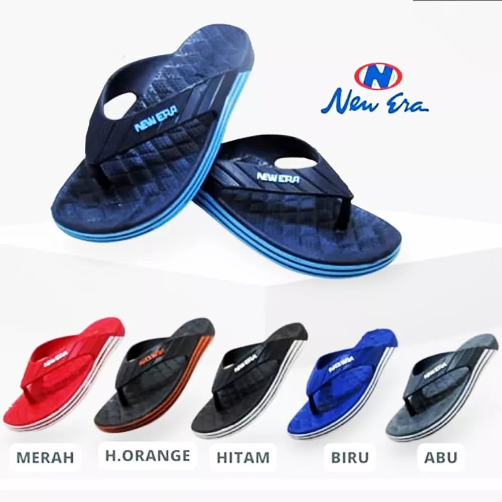 Sandal Japit Anak Remaja Laki-Laki New Era TG 3006 Karet Murah