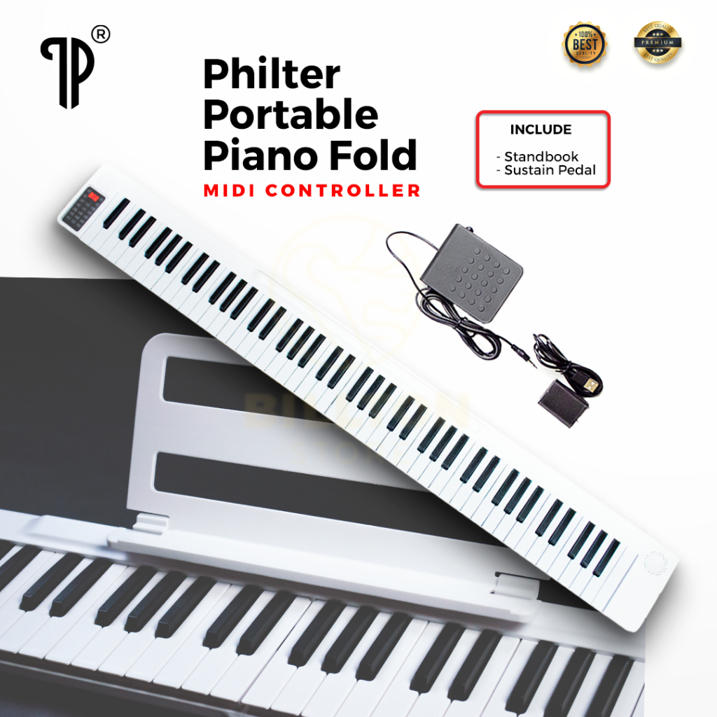 Keyboard Piano Lipat 88 Keys PHILTER ORIGINAL Portable Piano Digital Lipat 88 Nada