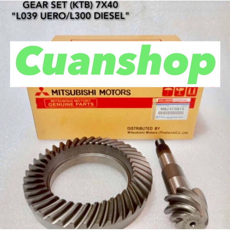 GEAR SET GIGI GARDAN MITSUBISHI L039 UERO L300 DIESEL 7X40