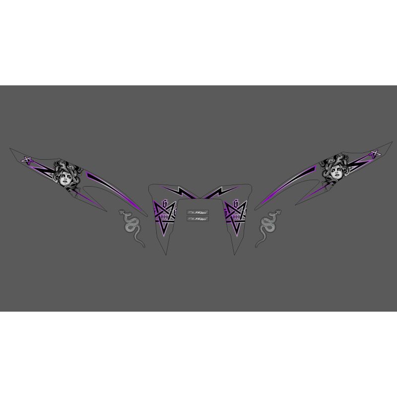 STRIPING/STICKER TRANSPARAN MEDUSA VARIO LED NEW 125/150