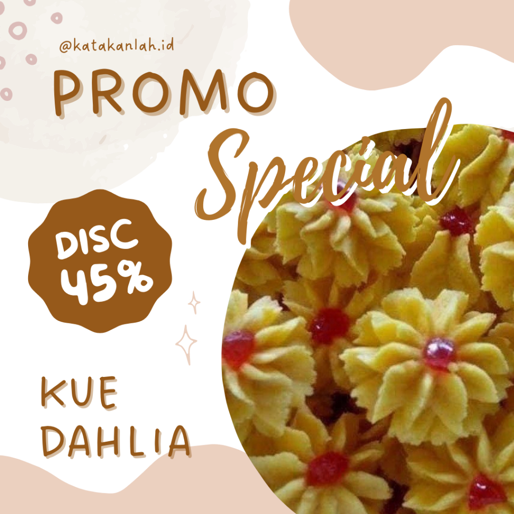 

KUE KERING DAHLIA [100GR] SPESIAL HOMEMADE (BEST SELLER)