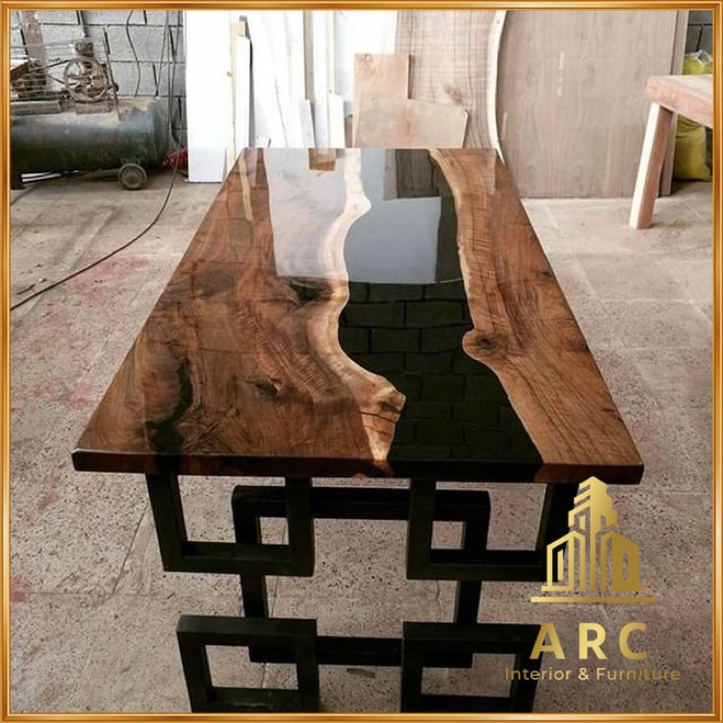 Meja Efoxy resin//meja makan minimalis//Meja efoxy//Meja resin//meja makan//Meja kantor