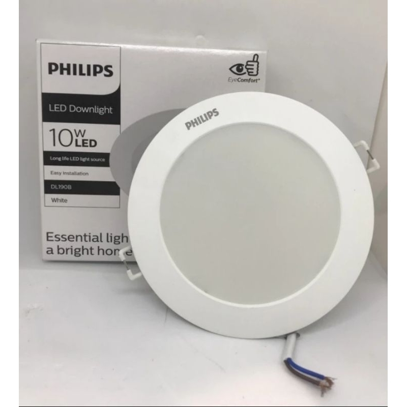 Lampu Downlight Philips LED Eridani 10w 10Watt 6500k/4000k/3000k