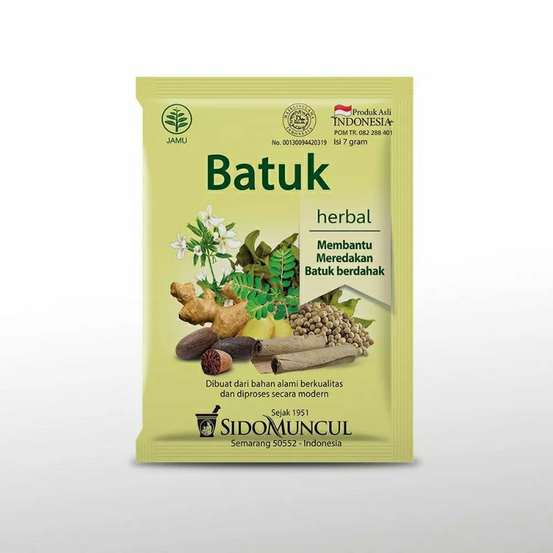

Jamu Batuk Muncul 10 Sachet