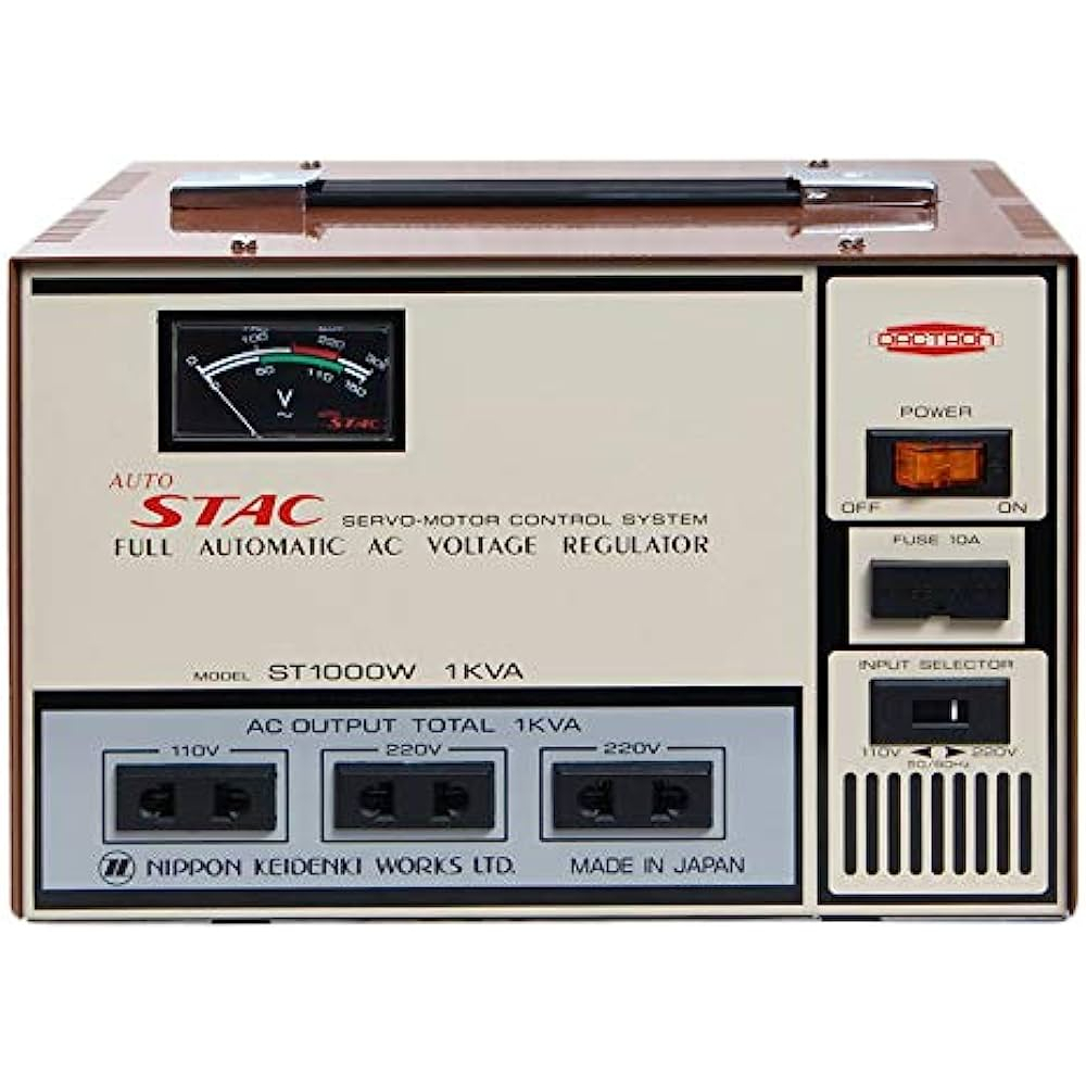 STAVOLT / STABILIZER STAC ORIGINAL MADE IN JAPAN 1000 VA
