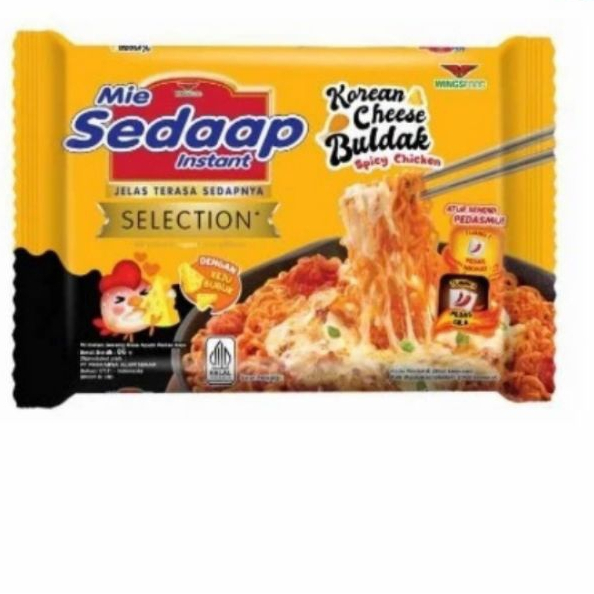 

Sedaap Mie Instant Korea Cheese Bludak 86g