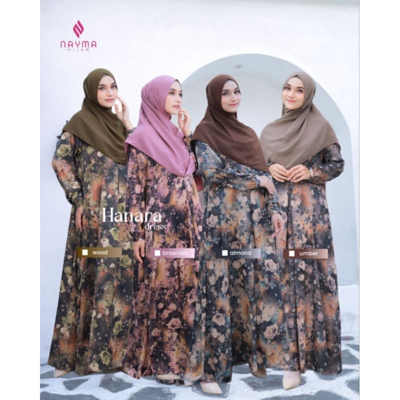 GAMIS HANARA BY NAYMA HIJAB - DIOR SILK PREMIUM