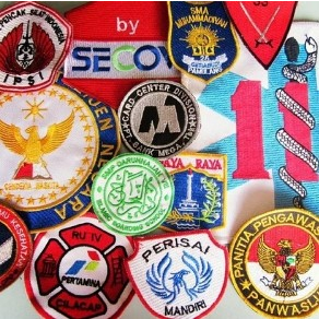 LOGO SENDIRI CUSTOM PATCH BORDIR PESAN LOGO SENDIRI BEDGE BET EMBLEM