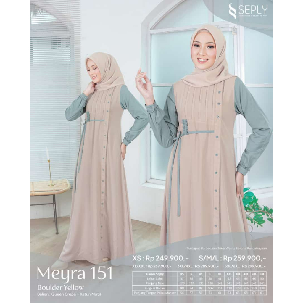 GAMIS TERBARU SEPLY MEYRA 151 BOULDER YELLOW