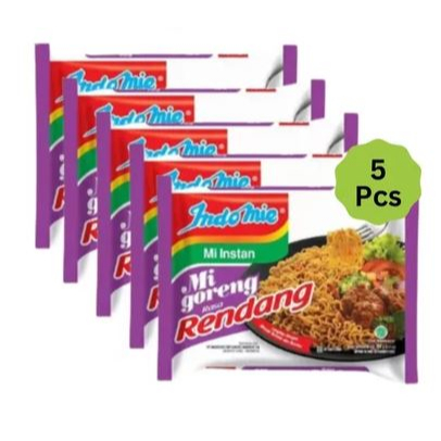 

INDOMIE MI INSTAN GORENG RENDANG 5X