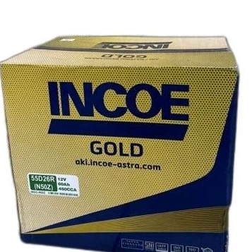 aki basah mobil GS incoe gold 55D26R N50Z 12V 60 ampere