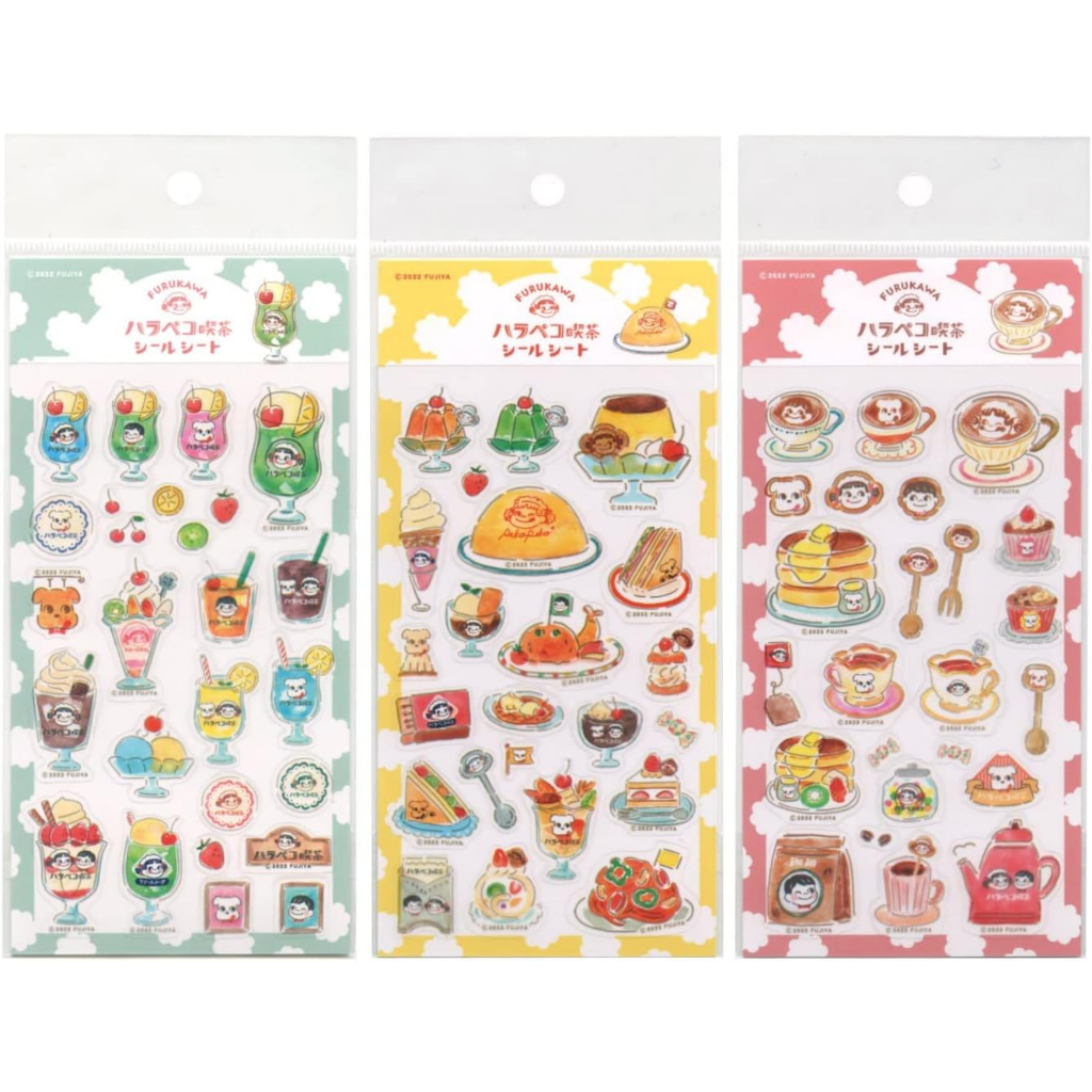 

Furukawa Sticker Fujiya Peko Chan Stiker Transparent Deco Flakes Limited Edition