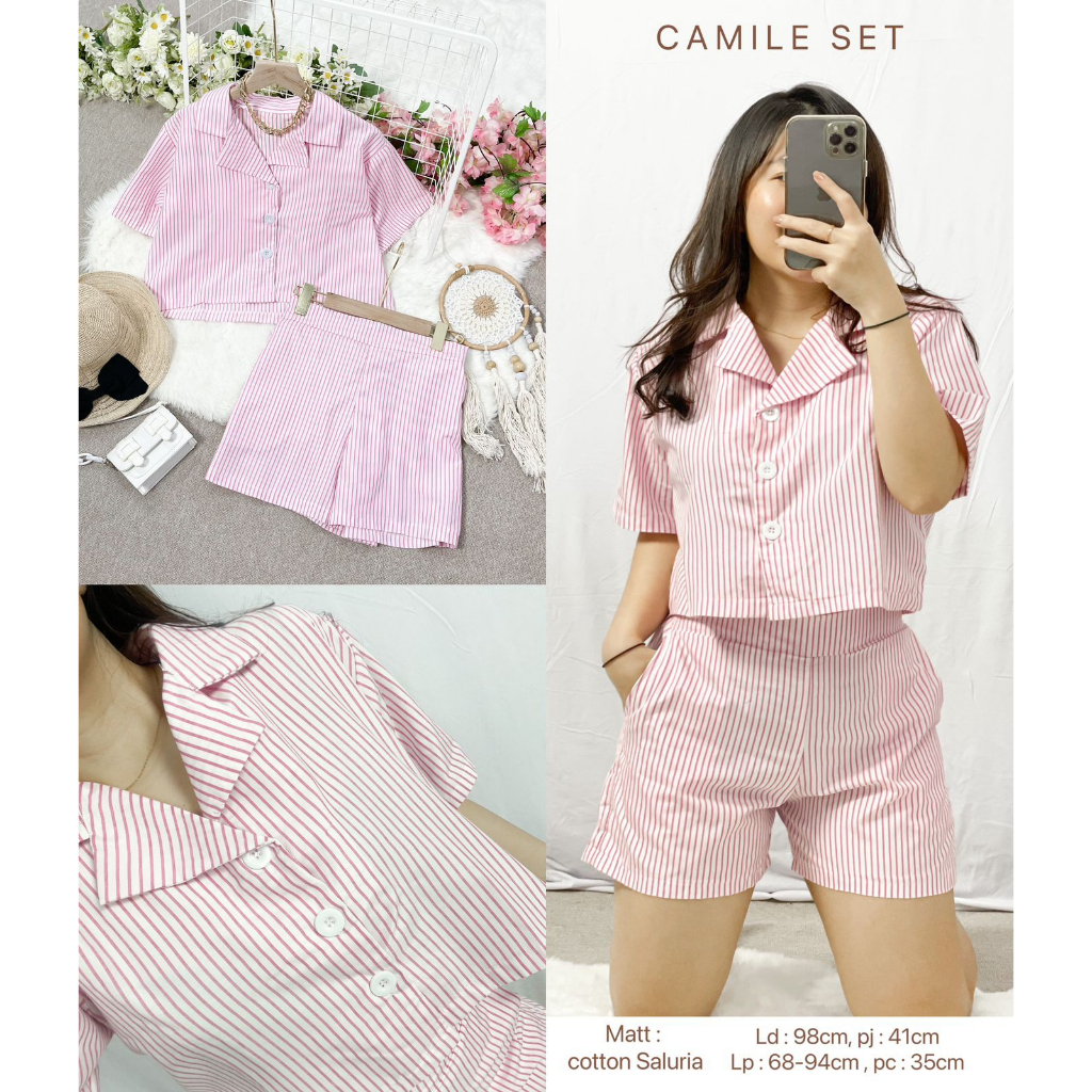 Camile Set / Paaian Wanita / Two-piece Set
