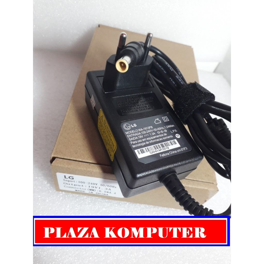Adaptor LG nyatu -  Original TV LG Dan Monitor LG 19V 1.7A Adaptor LG nyatu -  Original TV LG