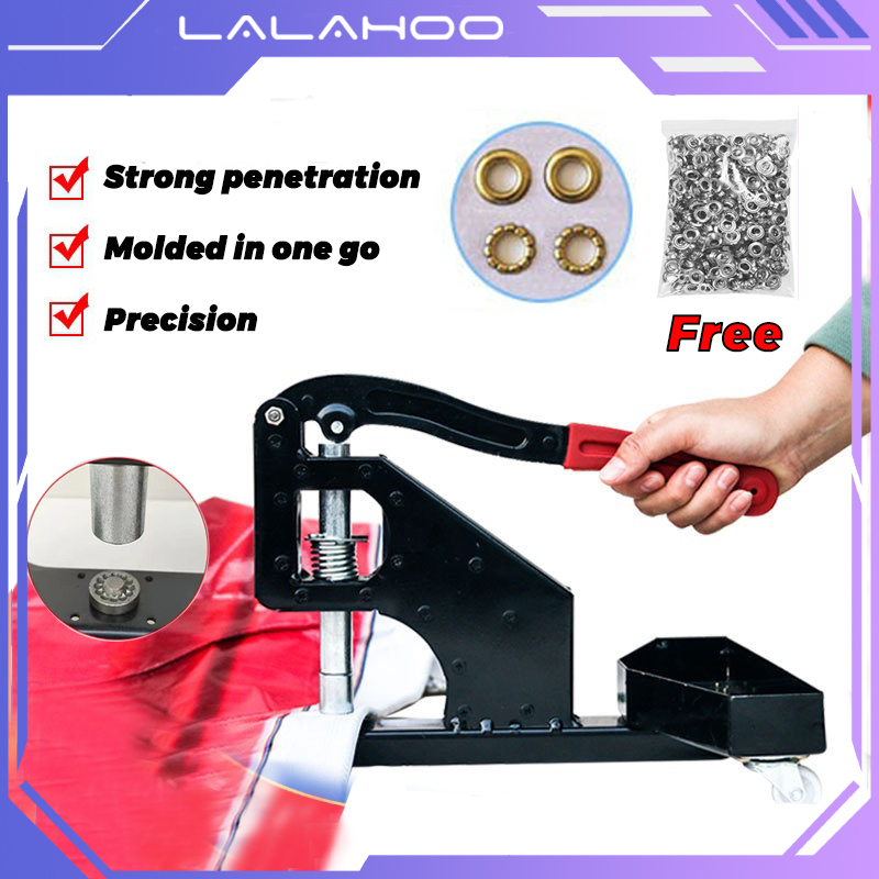 

FREE 500PCS button1pcs alat mesin press mata ayam eyelet / mesin hand press mata ayam eyelet/mesin