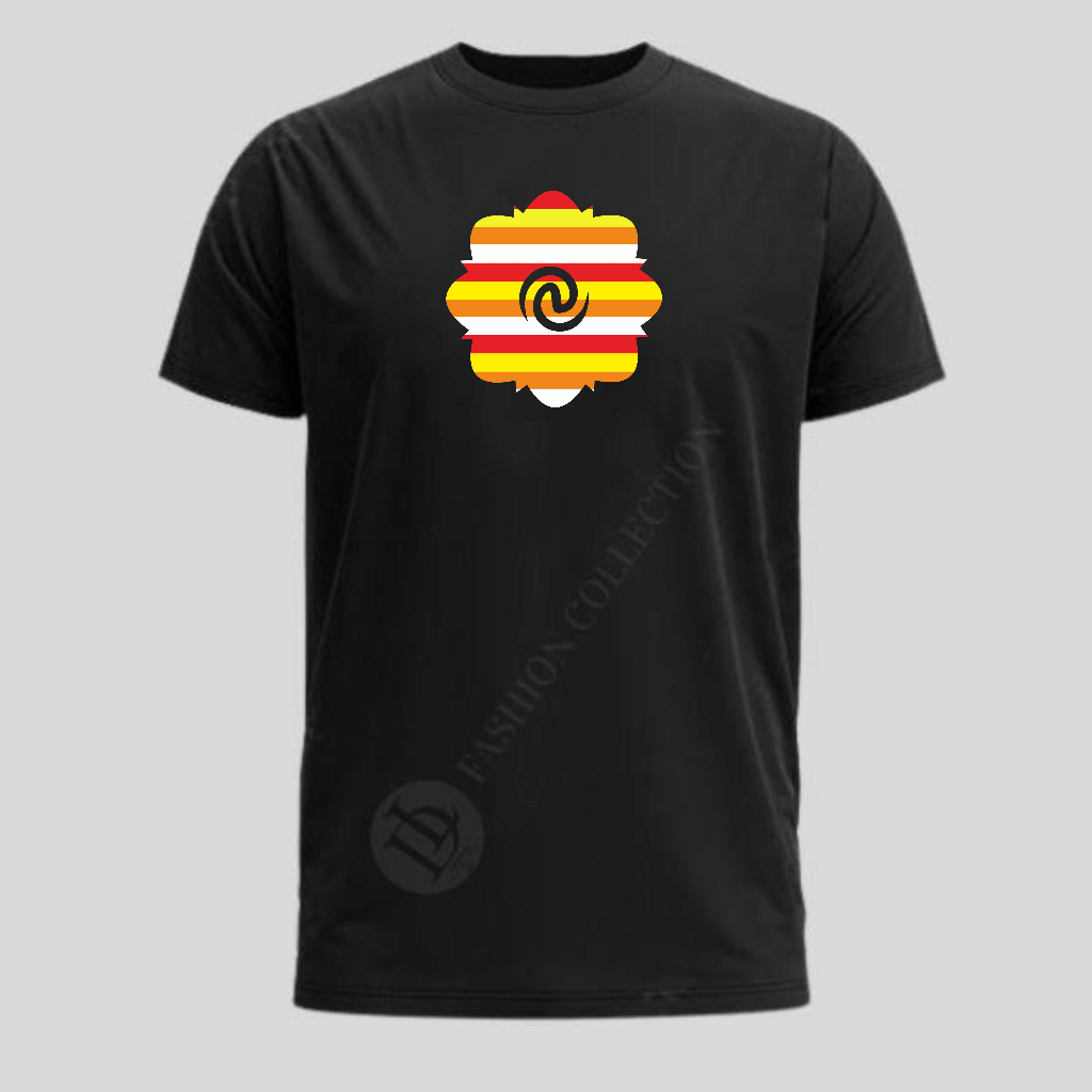 Kaos Pria Distro Gambar Bunga Terong Dayak / Kaos Dayak / Kaos Untuk Pria Dan Wanita