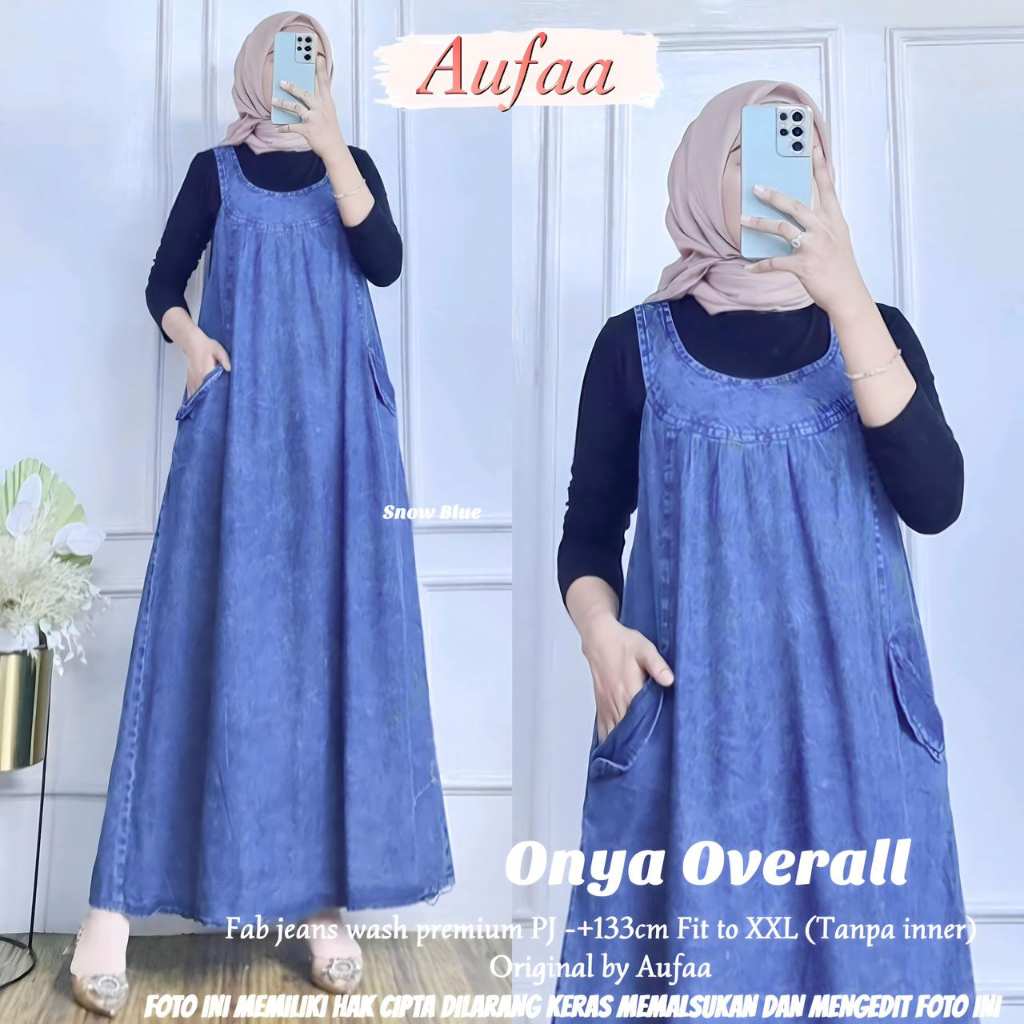 ONYA OVERALL // OVERALL WANITA REMAJA // ORI BY AUFAA