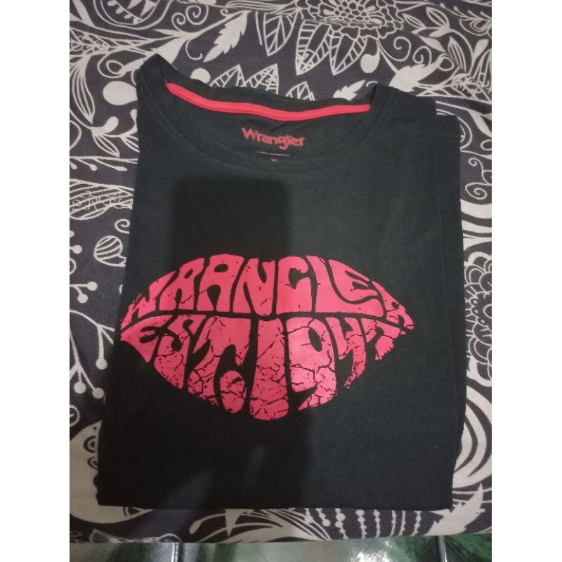 KAOS CEWEK WRANGLER WANITA ORIGINAL PRELOVED