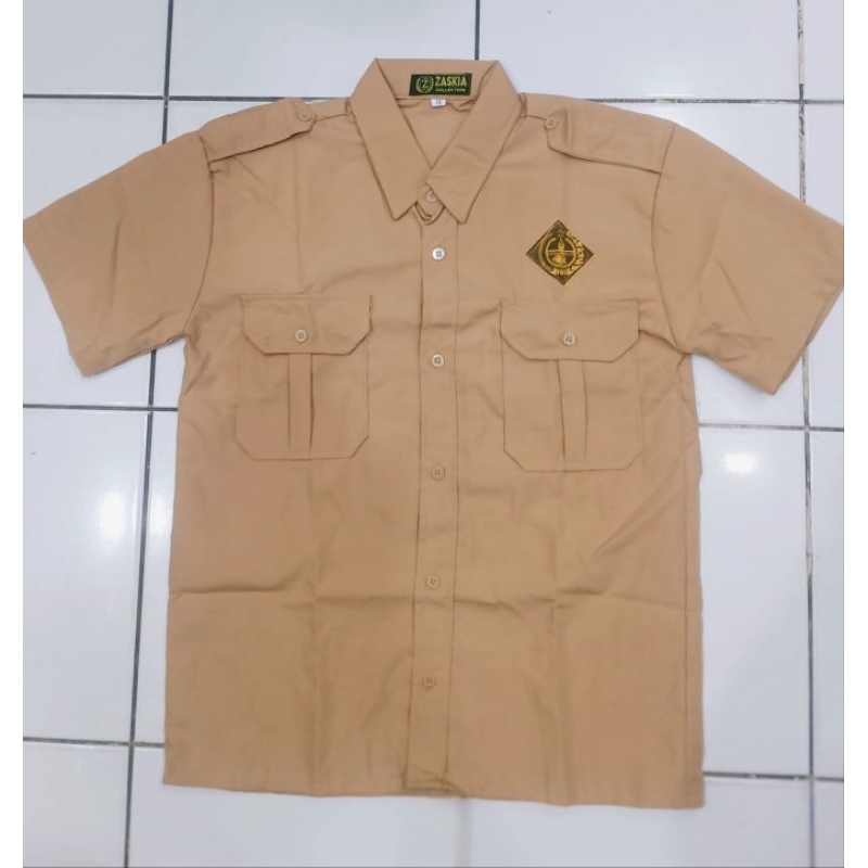 Baju Pramuka Laki-Laki Lengan Pendek SD,SMP,SMA/Baju Pramuka SD,SMP,SMA Lengan Pendek Pria/Baju Pram