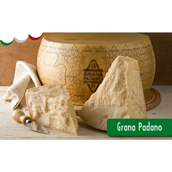

Keju Grana padano wheele/parmesan cheese 14months.ASLLIII!!!