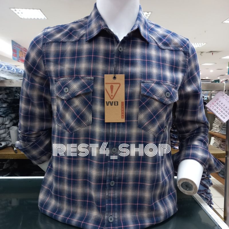 WATCHOUT KEMEJA LENGAN PANJANG JS302830127 NAVY