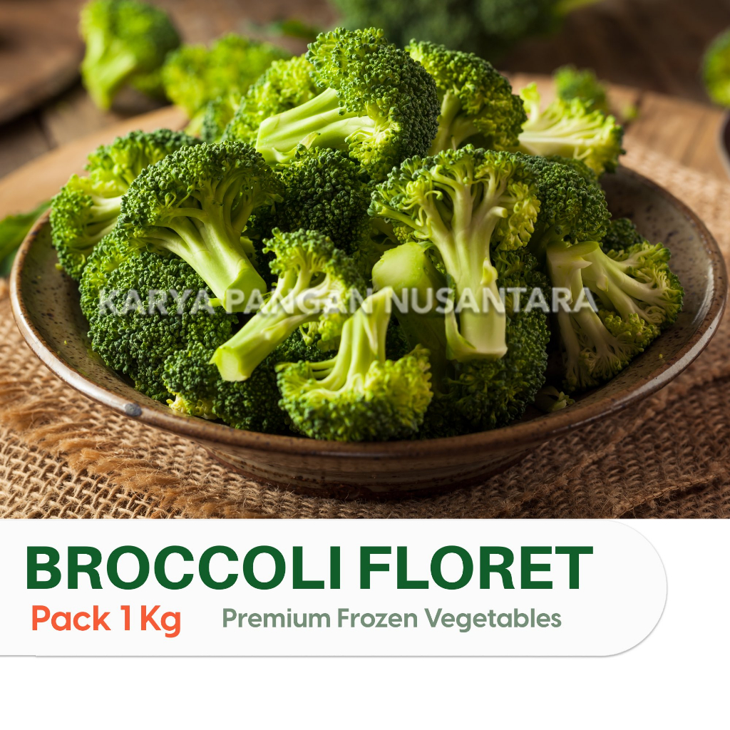 

FROZEN BROCCOLI FLORETS FROZEN BROKOLI BEKU FROZEN BROCOLI PACK 1 KG