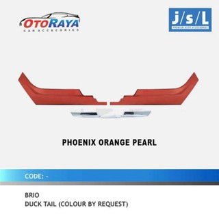 Brio Lama Duck Tail / Ducktail Merah Muda Phoenix Orange / JSL