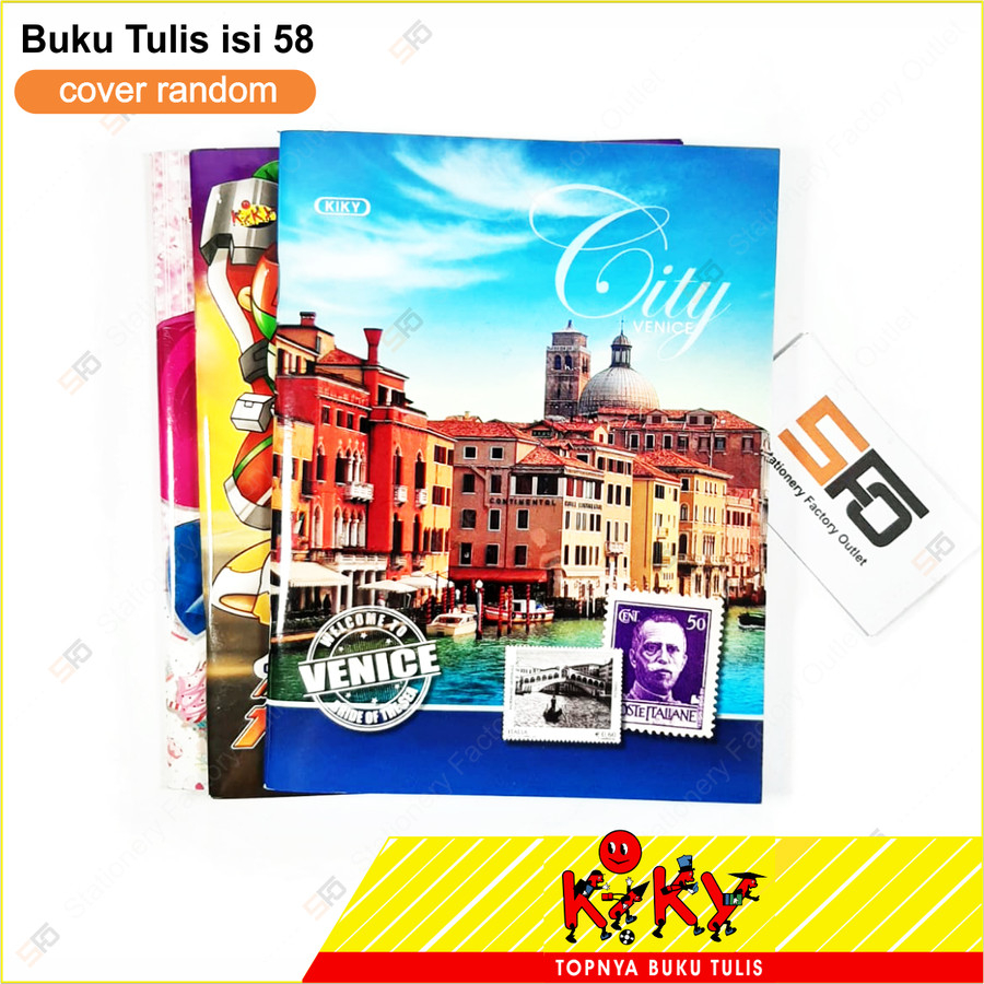 

Buku Tulis isi 58 Satuan - Kiky - SFO Semarang Official