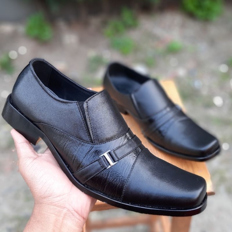 Sepatu pantofel pria kulit asli sepatu kantor pria kulit asli  37 38 39 40 41 42 43