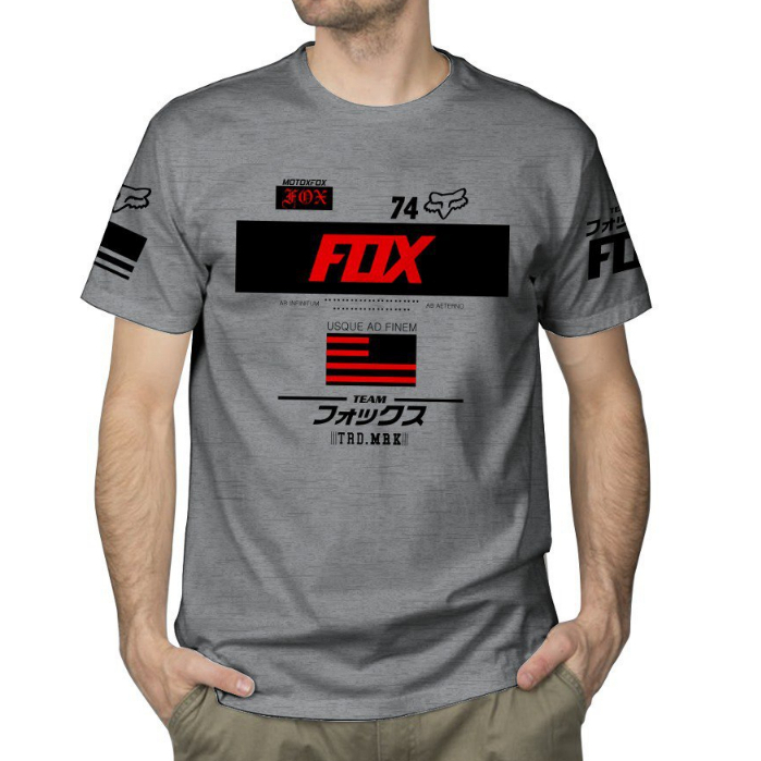 Kaos Pria Trail Motor Racing Balap Supermoto Offroad Trabas